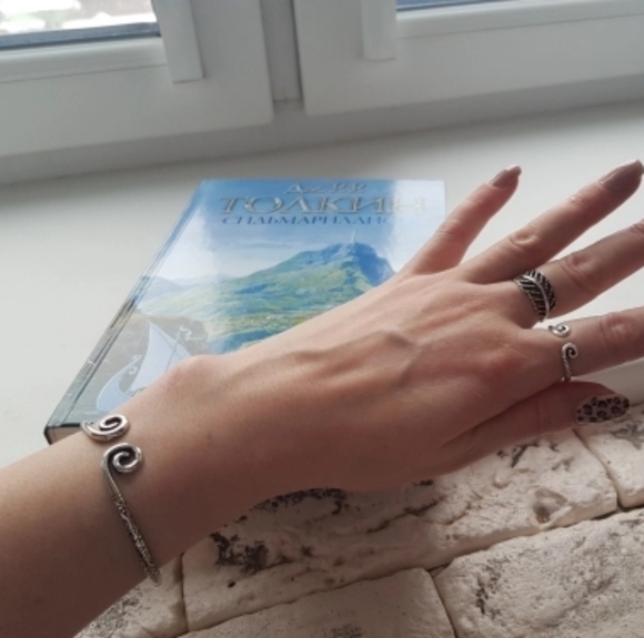 !NEW Heavy 925 Sterling Silver Swirl Cuff | Adjustable Bracelet - Picture 11 of 15